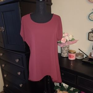 CABLE & GAUGE BLOUSE SZ LG